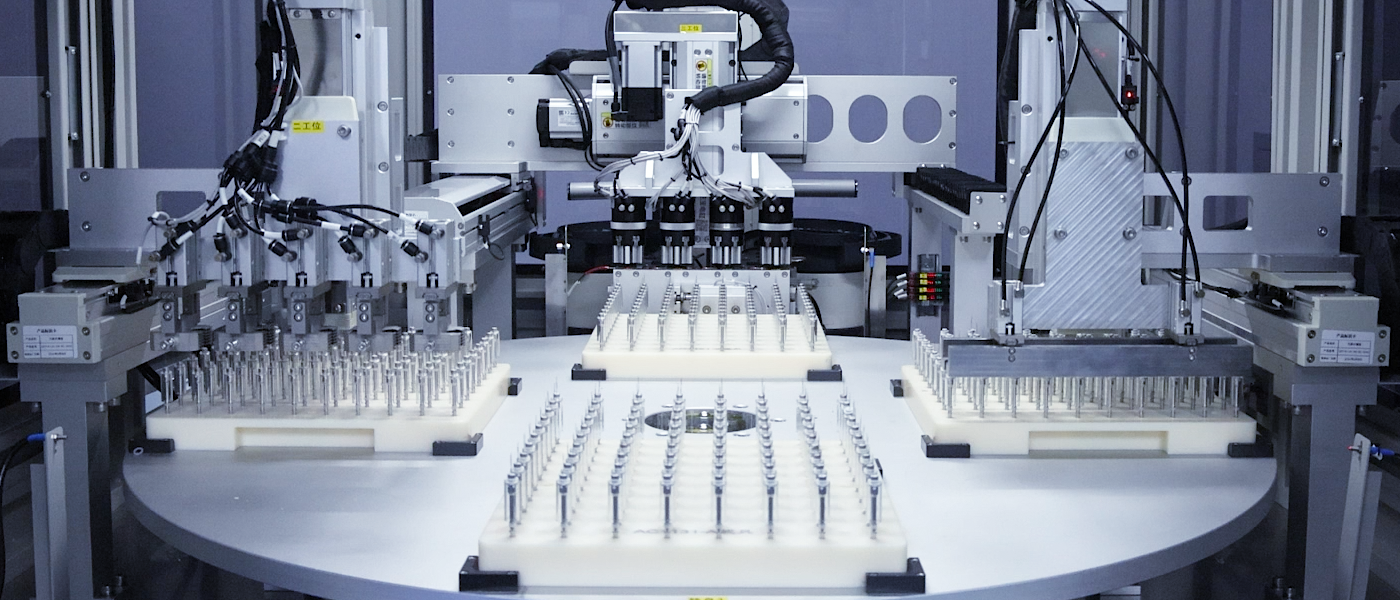 510 Cartridge Auto Production line in the Factory