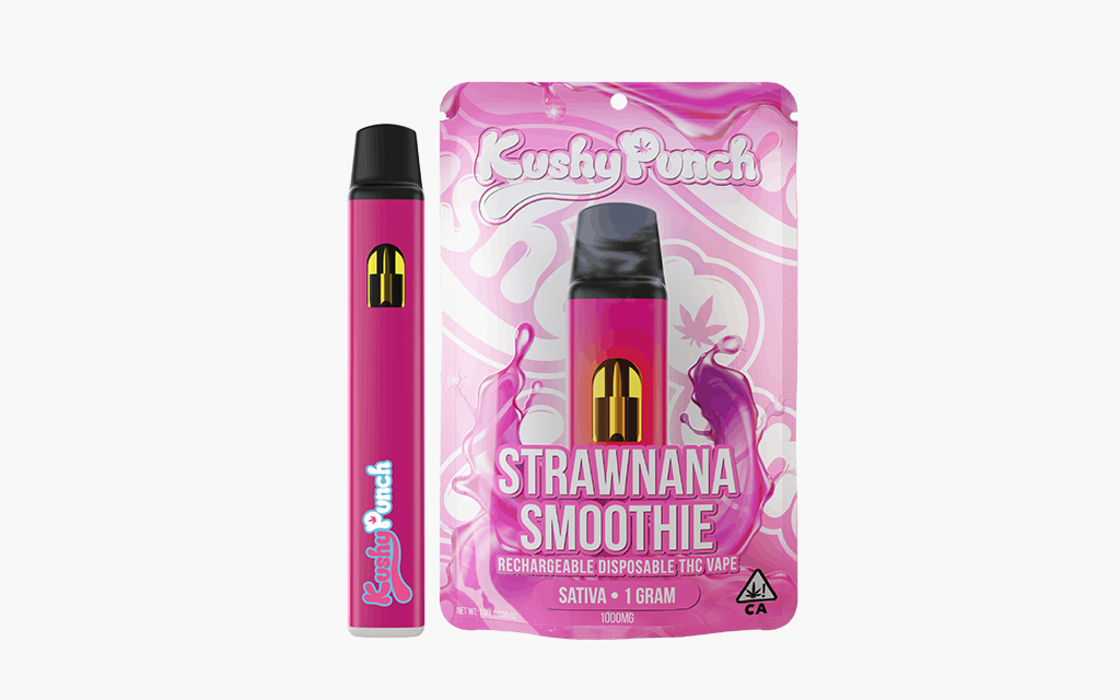 Missouris-Best-Selling-Disposable-Vapes-BrandsStrawnana-Smoothie-Distillate-Disposable-1g