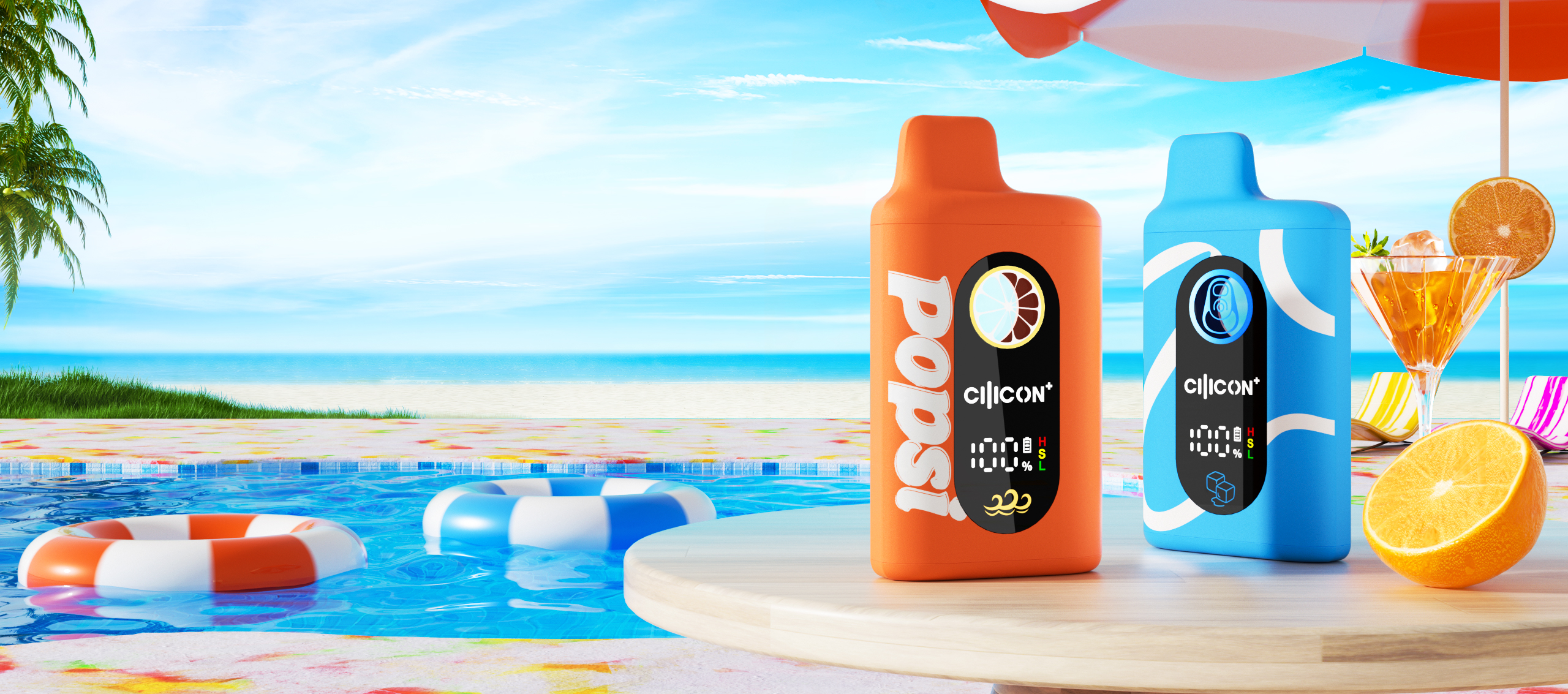 POPSI - empty disposable screen postless vape