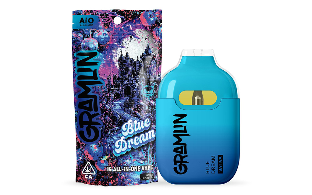 Gramlin Blue Dream Cartridge, Runtz Live Rosin AIO